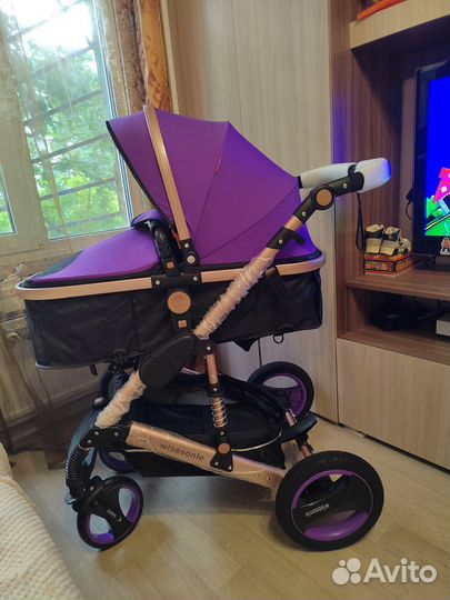 Новая Коляска wisesonle 2в1