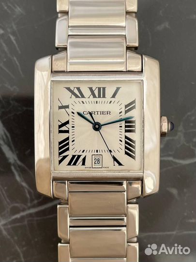 Золотые часы Cartier Tank