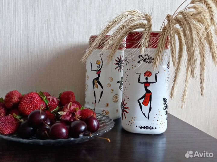 Ваза ручная работа ваза ручная роспись