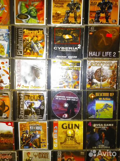 Старые компьютерные игры. Диски CD