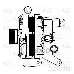 Генератор Mazda 3 (BK) (03) 2.0i 90A LG 2501