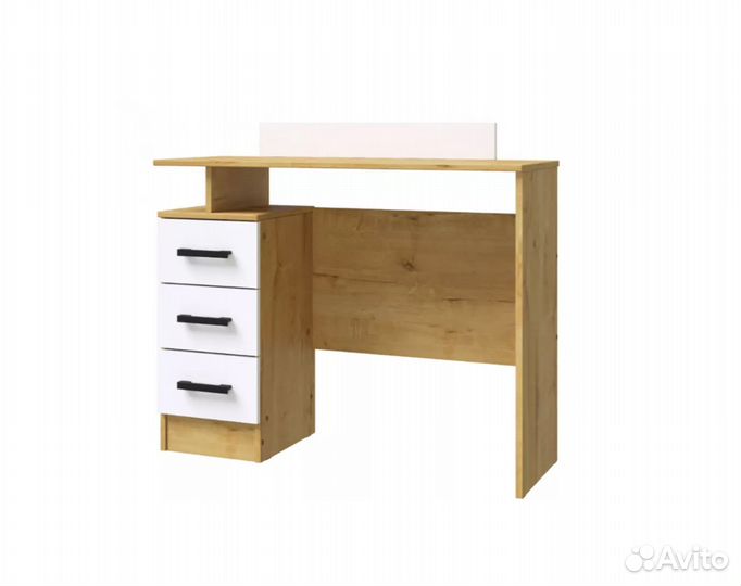 Эко Трюмо Дуб Вотан Белый гладкий