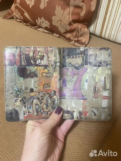 Обложка для паспорта кожаная Neri Karra