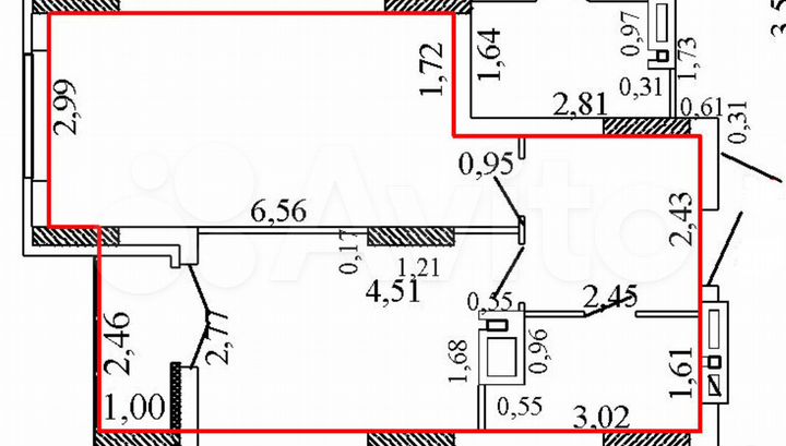 1-к. квартира, 39,8 м², 3/25 эт.