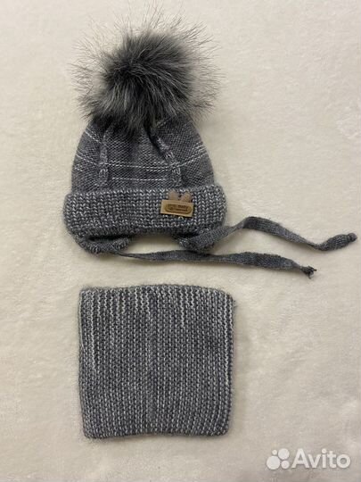 Зимняя шапка и снуд