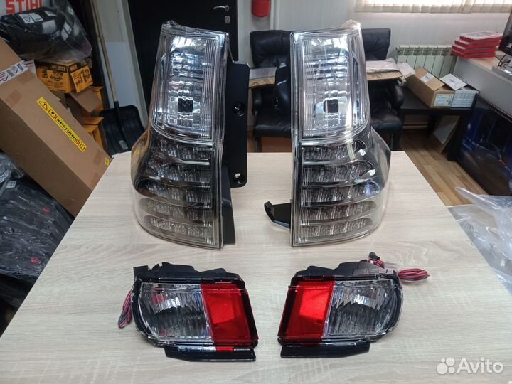 Фонари + катафоты Prado 150 стиль Lexus GX460