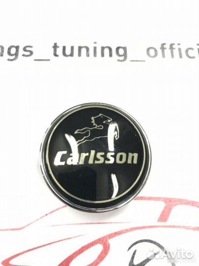 Заглушка в капот Mercedes Carlsson черная