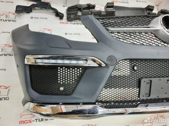 Обвес с решеткой на Mercedes GLK Class X204 63 AMG