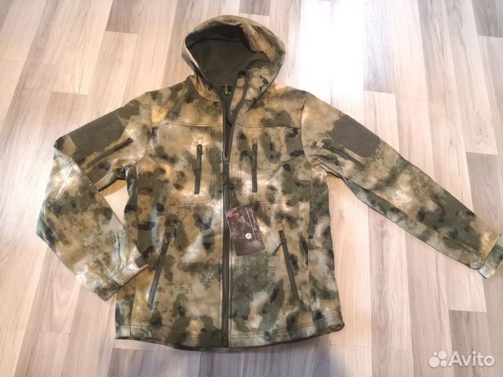 Тактическая Куртка софтшел мох