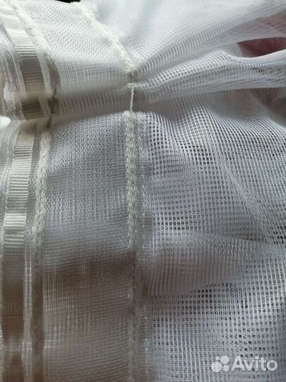 Тюль готовый 6,5 м *2,45м на шторной ленте