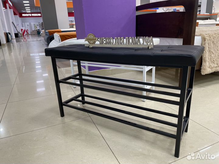 Обувница банкетка в стиле лофт