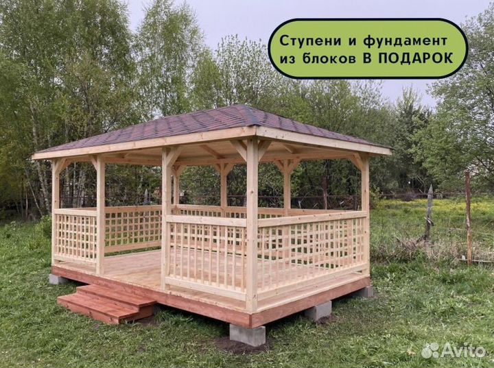 Беседка под ключ