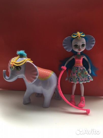 Энчалтималс Куклы с питомцами :Слон,Ёж