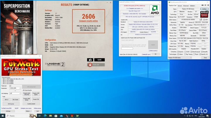 Видеокарта sapphire nitro rx 580 4gb