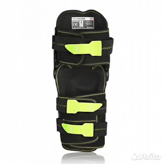 Acerbis Gorilla Level 2 Knee Guard Yellow Желтый