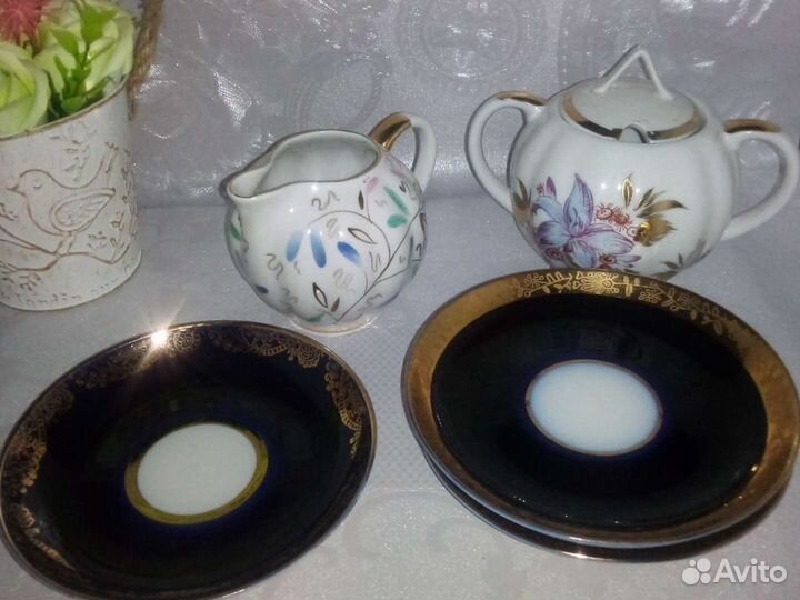 Чайный сервиз СССР лфз, kahla предметы