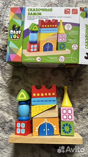 Bondibon развивающая пирамидка 18м+