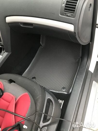 Эва авто коврики Октавия А5 с бортиками ева.eva 3d