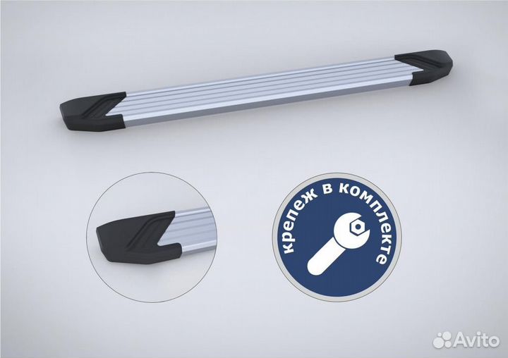 Пороги Подножки Skoda Yeti 2009-2014- 