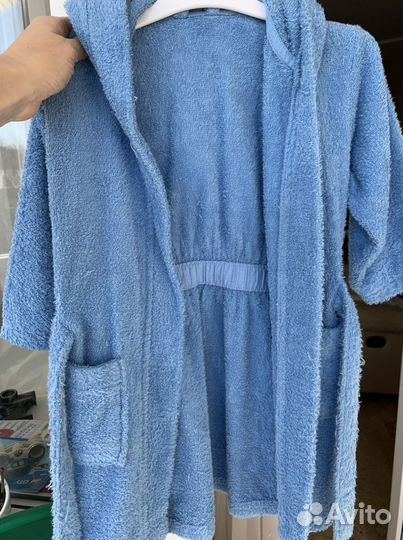 Халат для бассейна, махровый, на 2-3 года