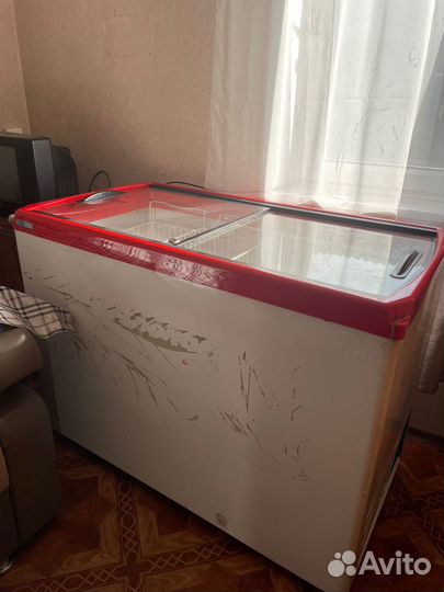 Морозильный ларь со стеклом бу