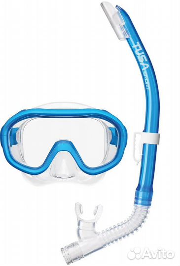 Детский комплект маска и трубка для снорклинга Kle