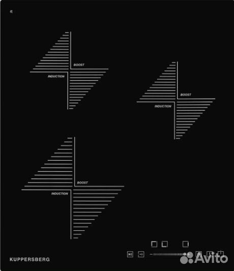 Поверхность индукционная Kuppersberg ICS 402 черн