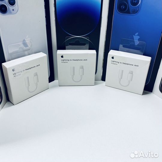 Переходник Apple Lightning-mini jack 3.5(Новый )