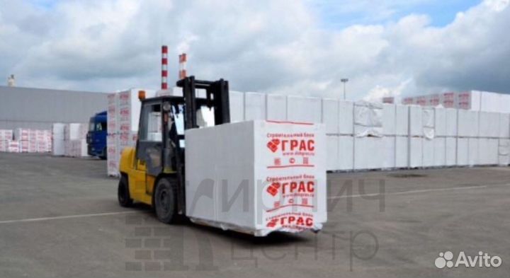 Газоблок Грас Д350 В2.5