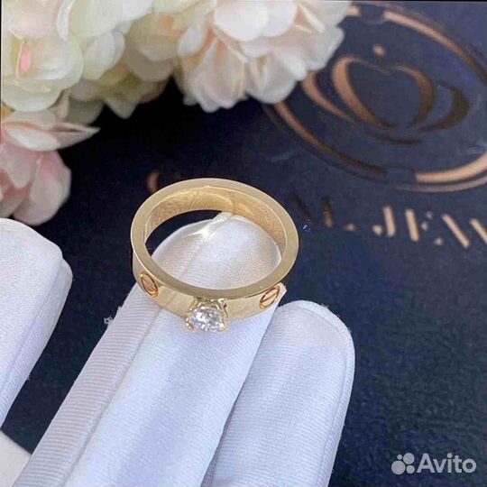 Cartier Love Solitaire Желтое золото, бриллиант 0,21ct