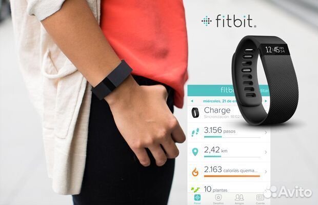 Фитнес-браслет браслет fitbit HR