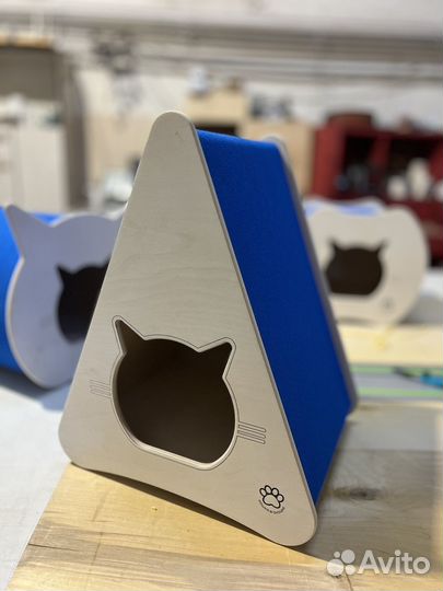 Кошачьи домики в ассортименте