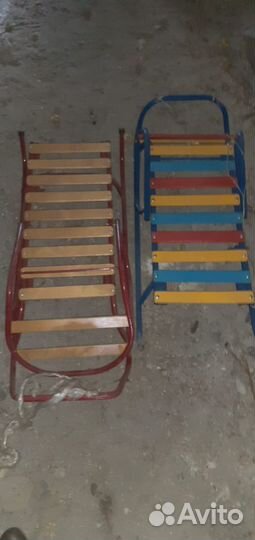 Детские зимние санки