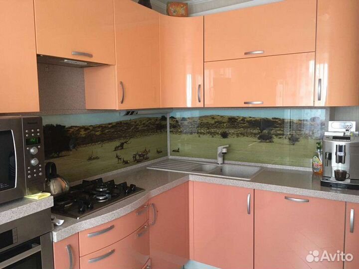 Кухонный фартук стекло 6 мл 2 шт