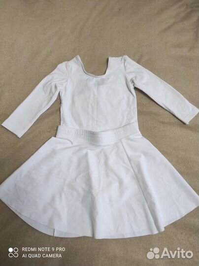 Купальник с юбкой для танцев и гимнастики