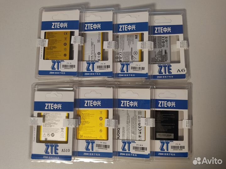 Аккумуляторы ZTE в ассортименте