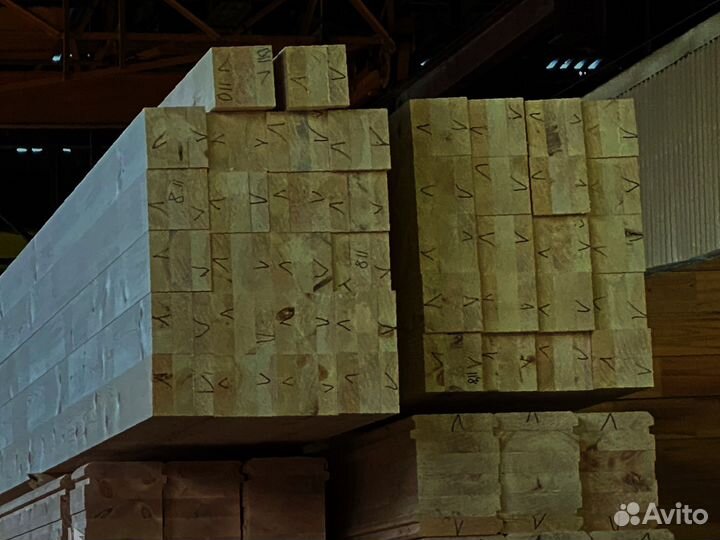 Быстрая доставка соснового Бруса 100x100 мм