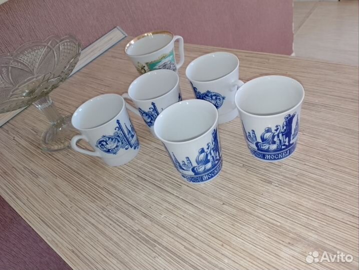 Бокалы фарфоровые СССР