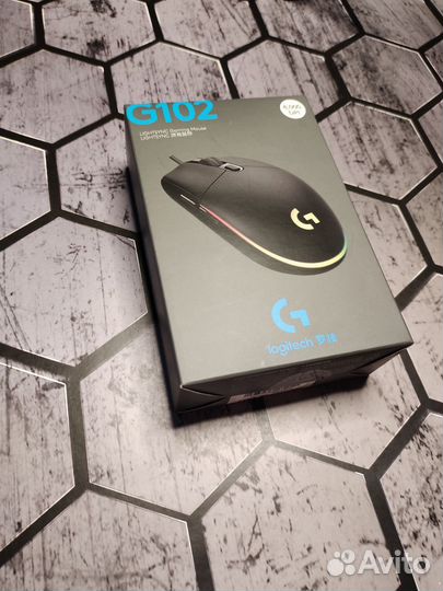 G102 Logitech игровая мышка черная новая