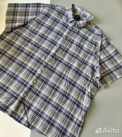 Льняная рубашка 66 68 размер