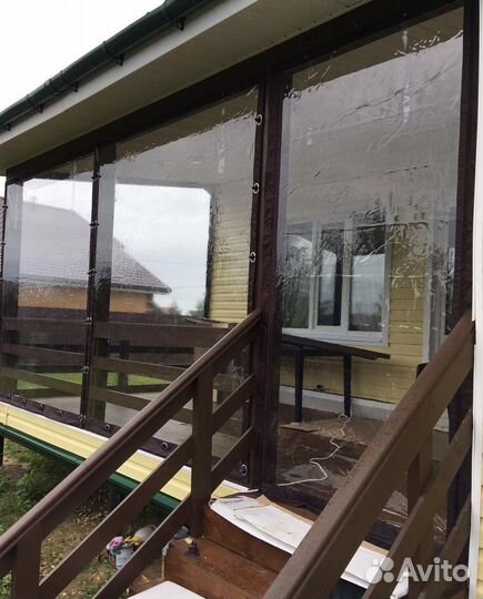 Мягкие окна для кафе летней веранды