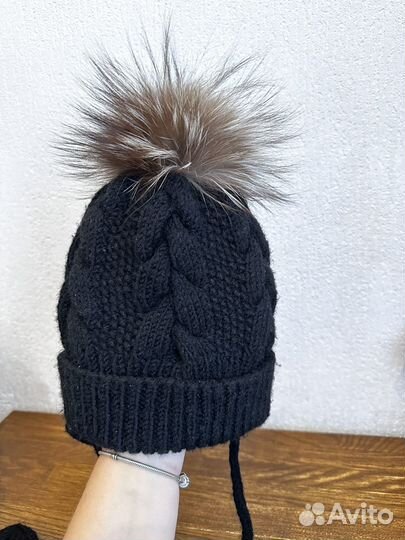 Шапка снуд и варежки