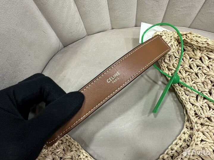 Соломенная сумка Celine