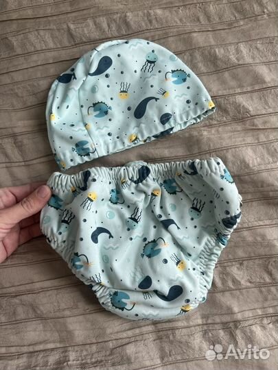 Многоразовые трусики(плавки)для плавания +шапочка