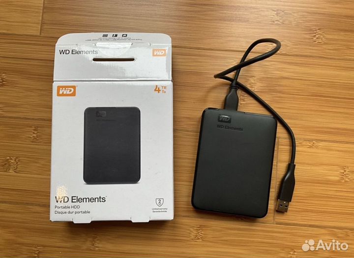 Внешний жесткий диск WD Elements Portable 2.5