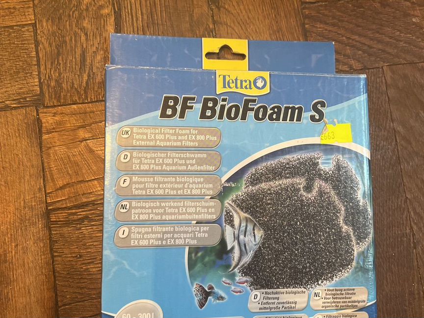 Фильтр для аквариума tetra bf biofoam s