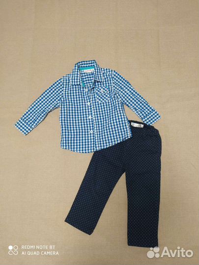 Рубашка и брюки для мальчика
