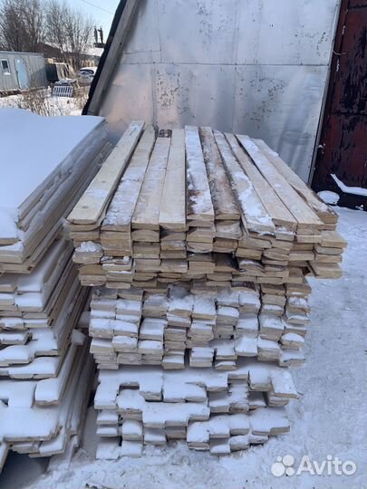 Доска заборная обрезная