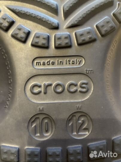 Crocs made in italy 42