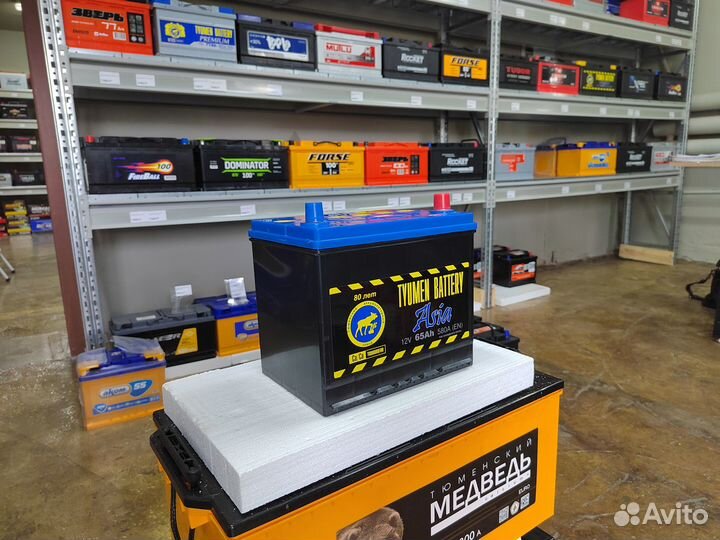 Аккумулятор Тюмень Азия 65 Ач обр 580 А